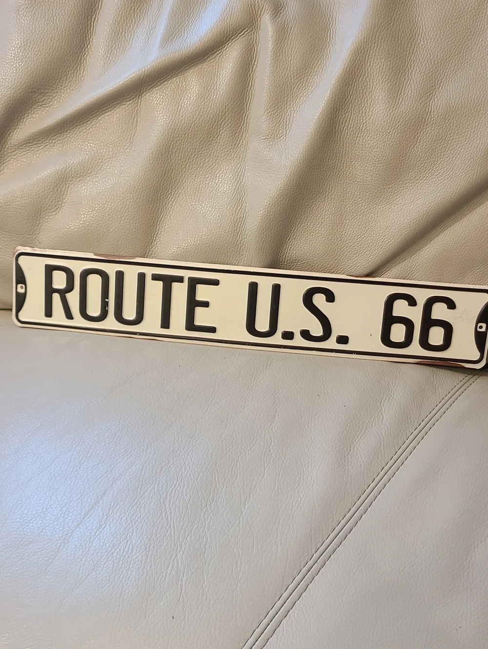 Open Road Brands Route U.S. 66 Wall Sign in White and Black